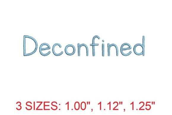 Deconfined Font: A Smart Embroidery Choice for Sellers