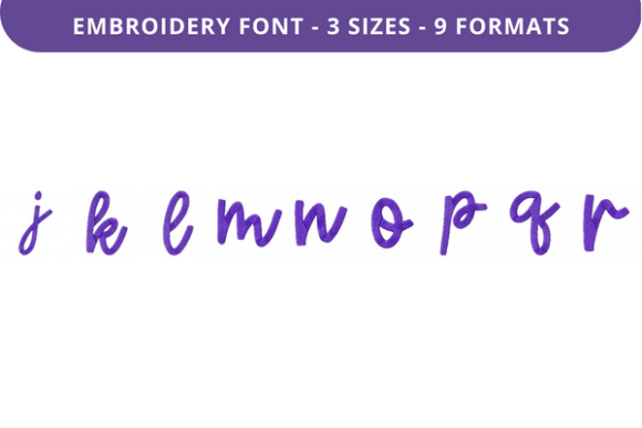 Greatly Beloved Font: J to R
