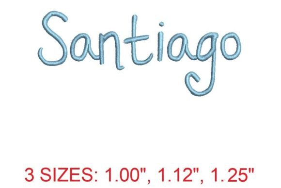 Santiago Font: Elegant Handmade Charm for Personalized Gifts