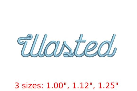 Wasted Font: Bold, Unconventional & Craft-Fair Ready